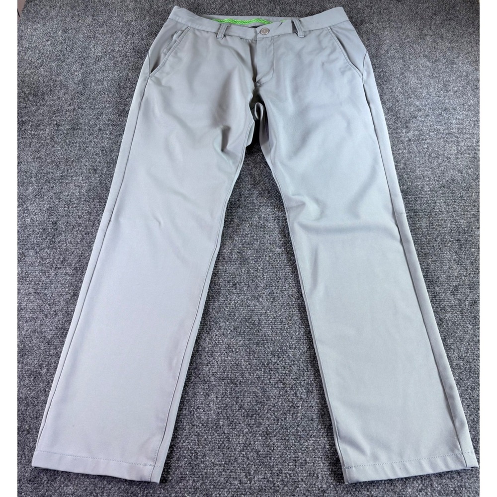 Bonobos Golf Pants Mens 32x30 Gray M-Flex Slim Fit Performance Stretch Trousers